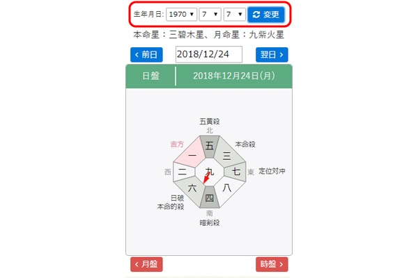 生年月日入力